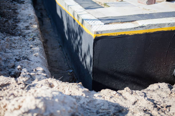 Residential Waterproofing installation at a Axis, AL home by SJ Waterproofing Pros