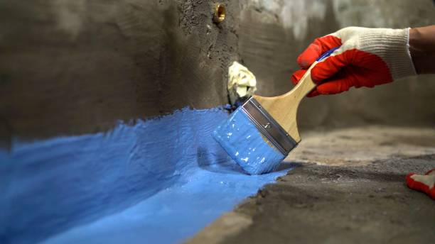 Commercial Waterproofing project at a Axis, AL business property by SJ Waterproofing Pros